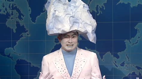 Bowen Yang as Iceberg That Sank the Titanic | Snl, Titanic, Snl characters