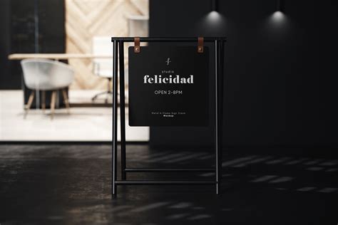 A-Frame Sign Stand Mockup | Premium & Free PSD Mockup Store