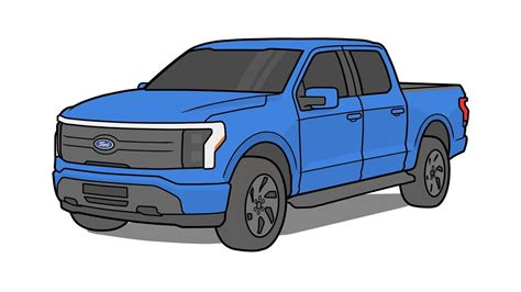 Ford Pickup Truck Drawing