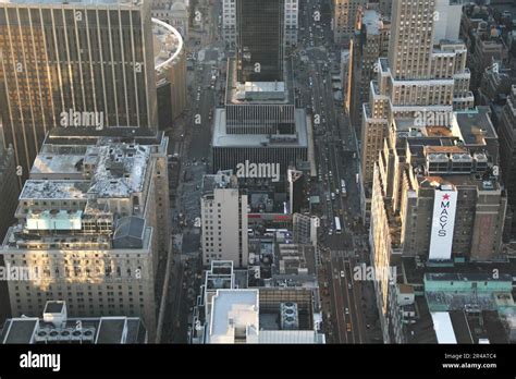 An aerial view of the bustling cityscape of New York in the United States Stock Photo - Alamy