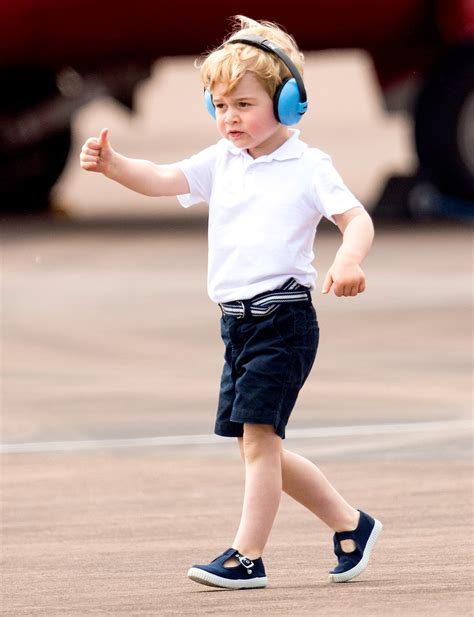 Prince George Sits in Helicopter With Kate, William: Pics