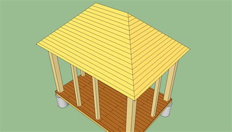 Rectangular gazebo plans | HowToSpecialist - How to Build, Step by Step DIY Plans