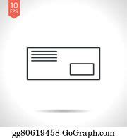 22 Classic Envelope Icon Color Outline Vector Clip Art | Royalty Free ...