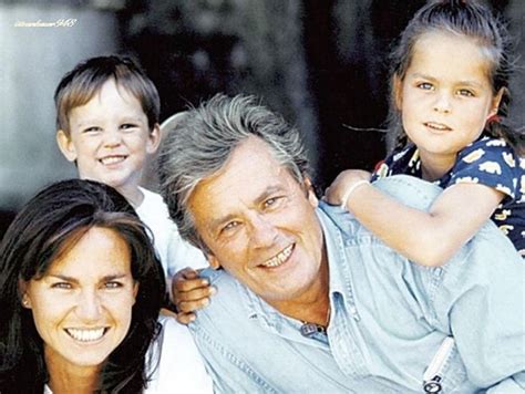 Alain Delon and his family | Alain delon, Movie stars, Celebrity families