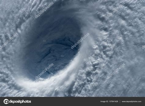 Typhoon, satellite view. Elements of this image furnished by NASA Stock ...