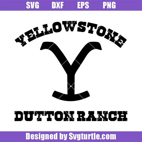 Craft Supplies & Tools Materials Visual Arts Yellowstone Dutton Ranch Logo PNG etna.com.pe