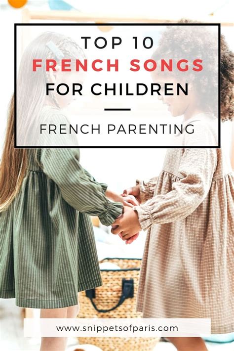 12 Popular French Songs For Kids (lyrics And Audio) | Snippets Of Paris