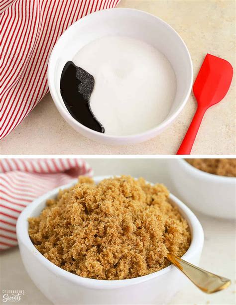 Brown Sugar Substitute (quick and easy options) - Celebrating Sweets