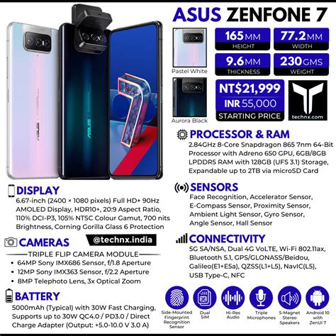 ASUS ZenFone 7 Full Specs & Price