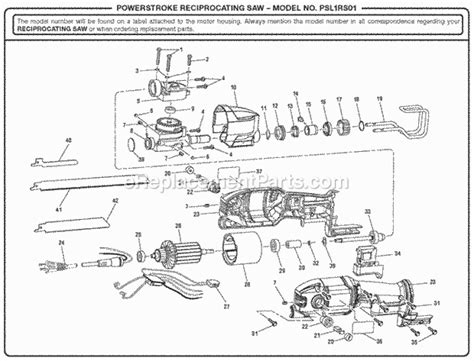 Ryobi Power Stroke Reciprocating Saw | PSL1RS01 | eReplacementParts.com