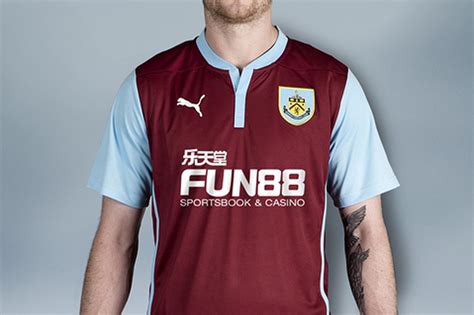 Burnley unveil Premier League return kit with clever youth sponsor ...