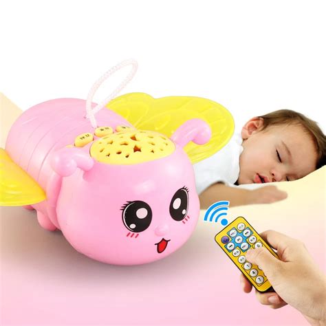 Projection Little Bee Innovative Rattles Baby Toys Educational Toys Baby Toys 0 12 Months Mobile ...