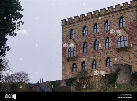 The medieval Hambach Castle (Hambacher Schloss) in Neustadt Germany Stock Photo - Alamy