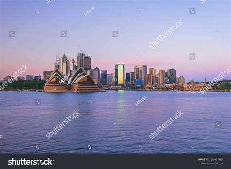 Beautiful Sunrise Sydney City Skyline Stock Photo 1213417783 | Shutterstock