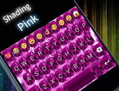 Emoji Keyboard Shading Pink for Android - Download