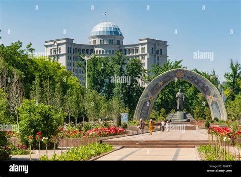 Rudaki Park, Dushanbe, Tajikistan Stock Photo - Alamy