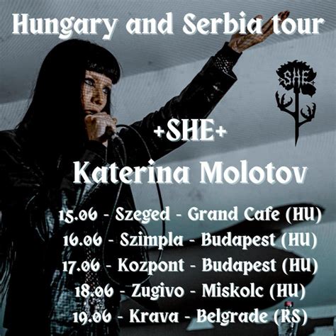 +SHE+ / Hungary & Serbia Tour 2023 - 19/06/2023 - Belgrade - Krava - Serbia