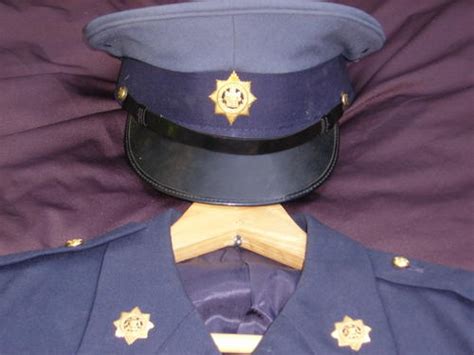 Uniforms - OLD SOUTH AFRICAN POLICE UNIFORM-COMPLETE.-(Trouser,Cap Belt Jacket)- was sold for ...