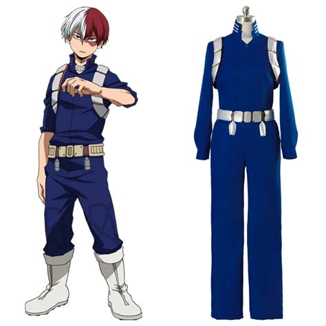 Hot Cosplay Boku no My Hero Academia Costume S2 Shoto Shouto Todoroki Battle Cosplay Costume ...