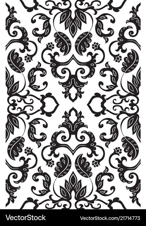 Filigree floral pattern Royalty Free Vector Image