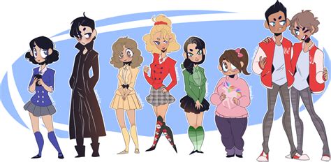 Heathers - Cast by Elemental-FA.deviantart.com on @DeviantArt | Heathers the musical, Heathers ...