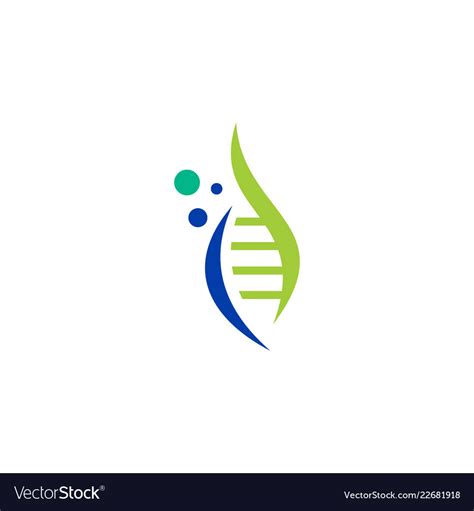 Dna logo Royalty Free Vector Image - VectorStock