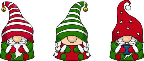 Christmas Gnomes PNGs for Free Download