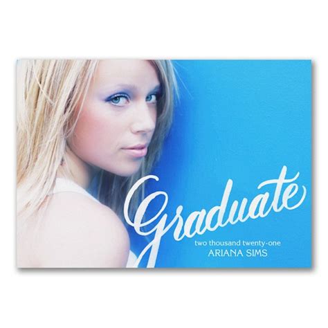 Photo Graduation Graduation Announcement Sample | Graduation Invites