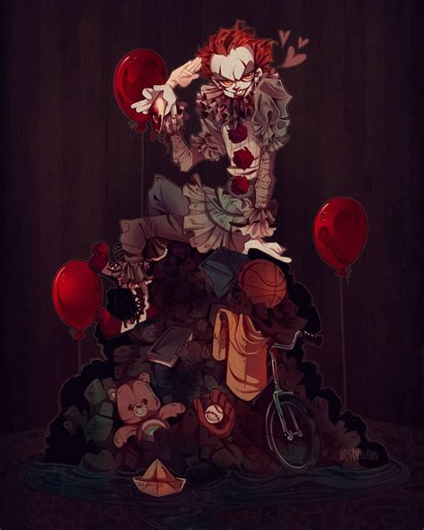 IT pennywise pennywise the dancing clown stephen king body horror blood clown jelliepoops ...