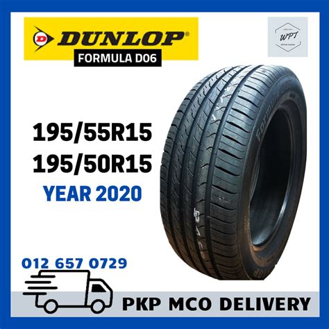 Dunlop Formula D06 195/55R15 195/50R15 (Delivery) New Car Tires Tyre ...