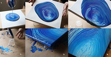 How to Make These Gorgeous Marbleized Paintings - Between Carpools