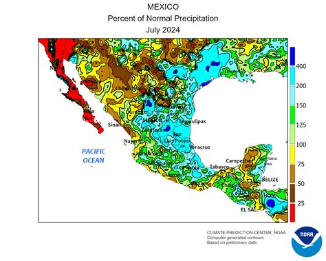 Climate Prediction Center - Monitoring and Data: Regional Climate Maps - Mexico