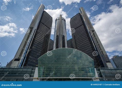 GM Headquarters in Detroit stock image. Image of company - 44953187