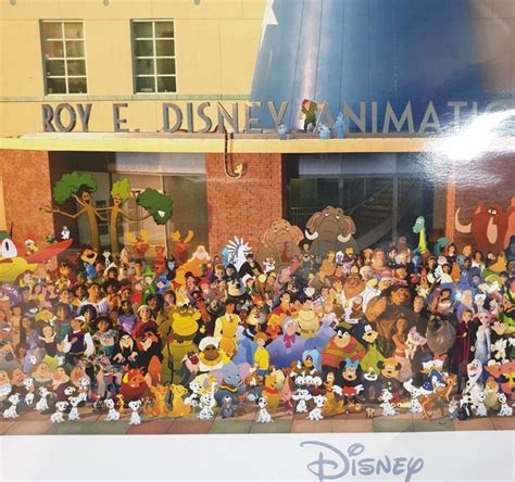 Once upon a studio photo with all characters in 2023 | Disney, Disney favorites, Walt disney ...