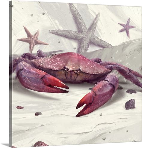 Painted Peekytoe Crab Wall Art, Canvas Prints, Framed Prints, Wall ...