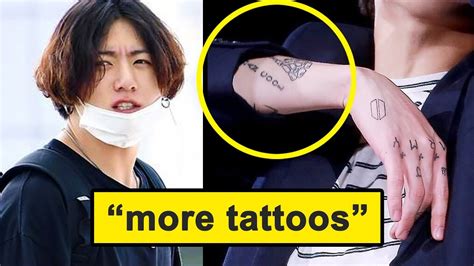 Jungkook Has More Tattoos, REAL? - YouTube