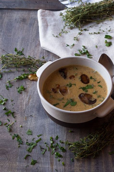 Forest Mushroom Bisque | Mushroom bisque, Clean eating soup, Clean ...