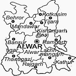 Alwar District Map - Rajasthan Direct