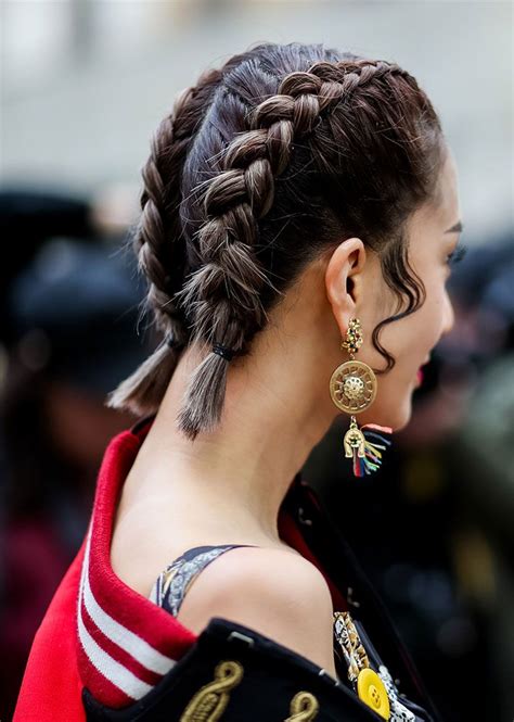 The Coolest Braided Hairstyles to Copy Now | French braid short hair ...