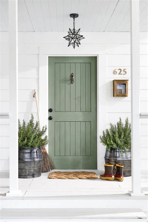 37 Gorgeous Farmhouse Front Door Ideas to Give Your Home a Makeover ...