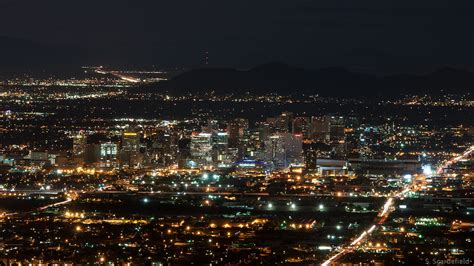 Phoenix at night | This is downtown Phoenix from the top of … | Flickr