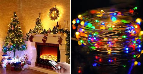 Waterproof Remote Control LED Christmas String Lights with 8 Modes