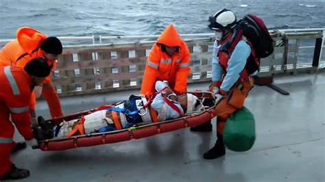 Emergency Medical Rescue Operation on Ship - YouTube