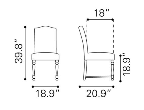Dining Room Furniture Dimensions