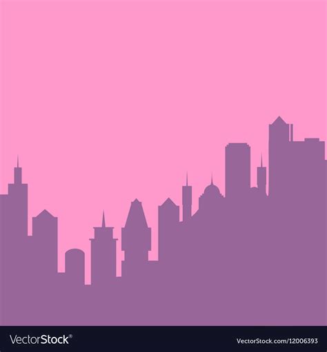 Set cityscape background Royalty Free Vector Image