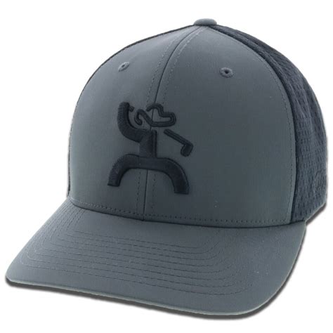 HOOey Golf Mosaic Gray/Black Flexfit Fitted Hat | eBay