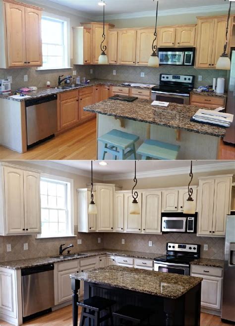 How To Refinish Your Kitchen Cabinets White - cursodeingles-elena