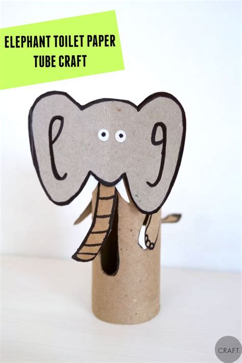 Elephant: Toilet paper roll crafts - C.R.A.F.T.