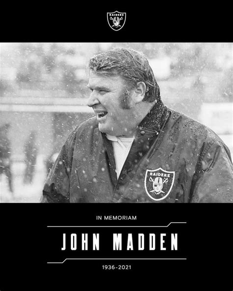 A Farewell to American Football Legend John Madden