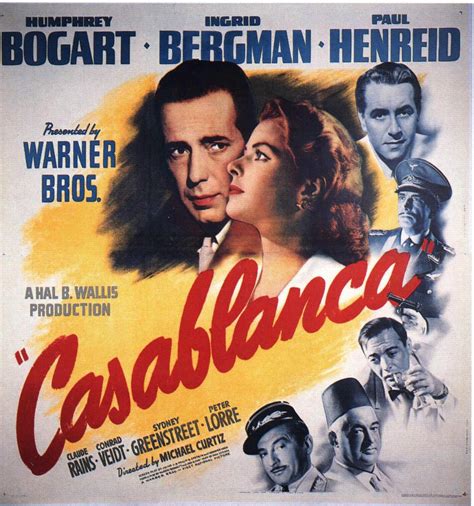 Booksteve Goes To The Movies: My Favorite Movie-Casablanca